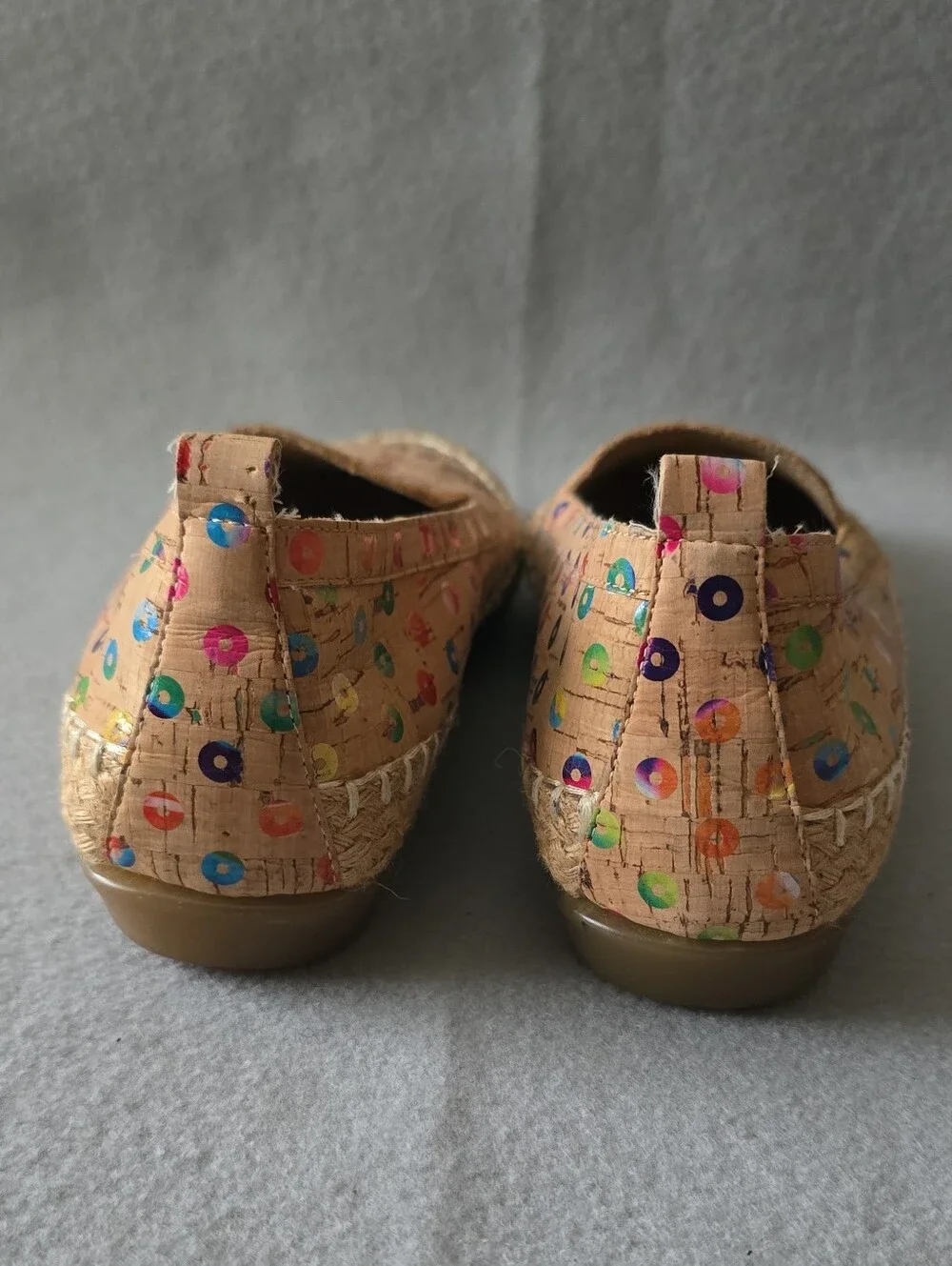 Vaneli Pink Multicolor Espadrille Slip-On Women's Shoe Sz 7 Comfortable Trendy - Picture 5 of 8